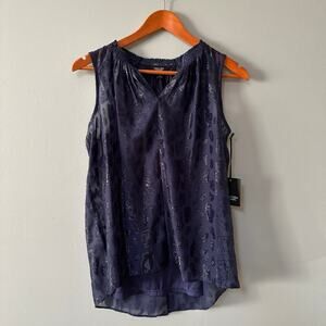 NEW Womens Size S Simply Vera Wang Navy Tank Top